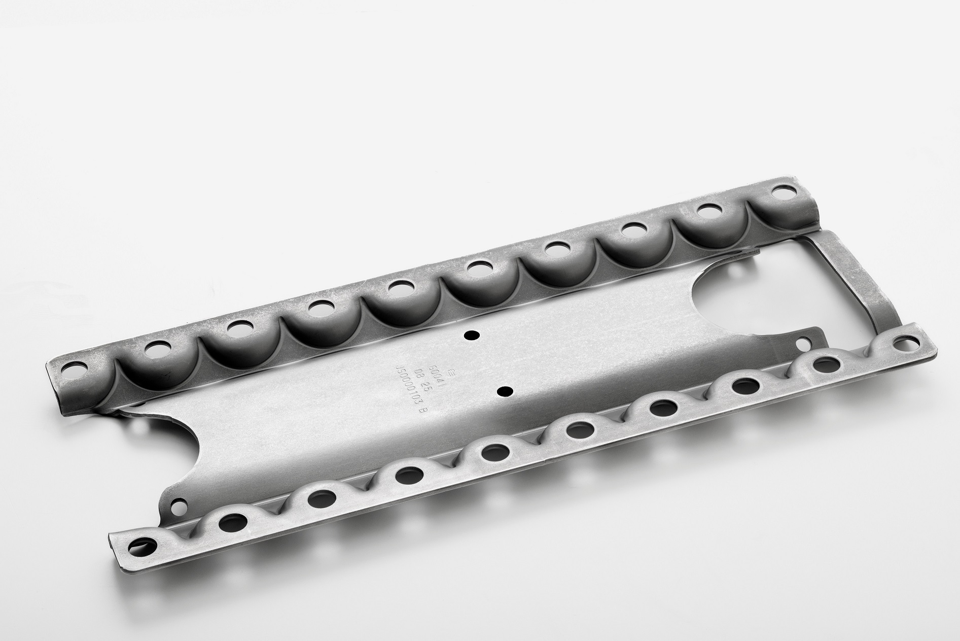 bracket for trailer landing leg - staffa per gamba di supporto rimorchio